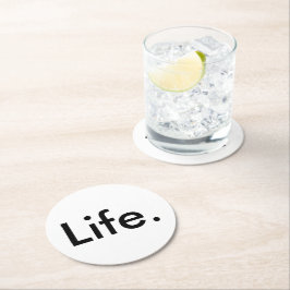 modern chic Life. | Underlägg Papper Rund