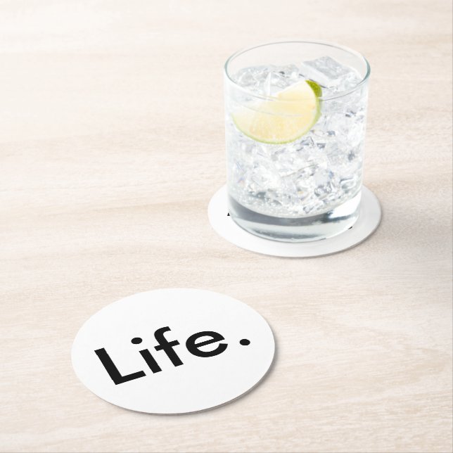 modern chic Life. | Underlägg Papper Rund (Insitu)