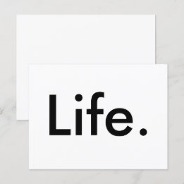 modern chic Life. | Vykort