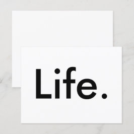 modern chic Life. | Vykort