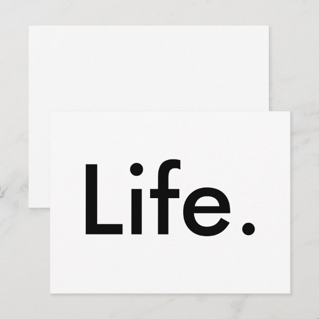 modern chic Life. | Vykort (Fram/baksida)