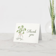 Modern Chic Lucky Shamrock med slinga baby shower