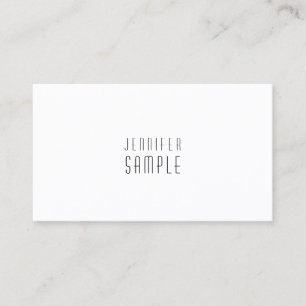 Modern Chic Minimalistisk Design Enkel Fin Enkel Visitkort