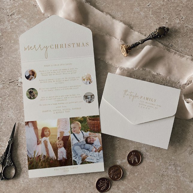 Modern Chic | Multifoto för Guld God jul (Skapare uppladdad)