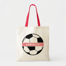 Modern Chic Ocer Ball Girly Rosa Sports Monogram Tygkasse