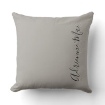 Modern Chic Personlig Namn minimalistiskt Grått