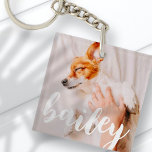 Modern Chic Pet-foto med enkel Elegant<br><div class="desc">Den här enkla och klassiska designen består av serif-typografi och lägger till en anpassningsbar foto av ditt sällskapsdjur.</div>