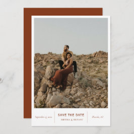 Modern Chic Photo Spara Datumet