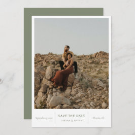 Modern Chic Photo Spara Datumet