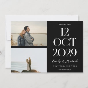Modern Chic Photo Spara Datumet
