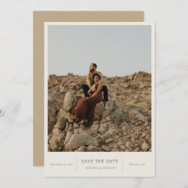 Modern Chic Photo Spara Datumet