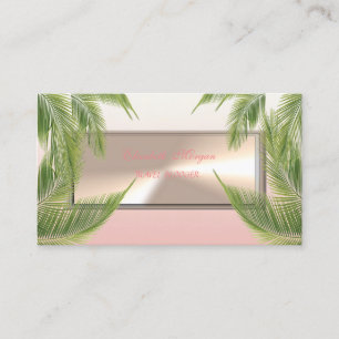 Modern Chic Professional, Palmblad Visitkort