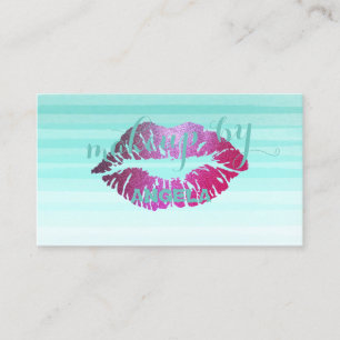 Modern Chic Professionell, Läpp-Makeupartist Visitkort