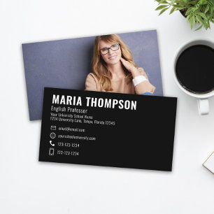 Modern Chic Professionell - minimalistiskt enkelt  Visitkort