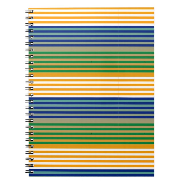 Modern Chic Randig  Anteckningsbok (Framsidan)