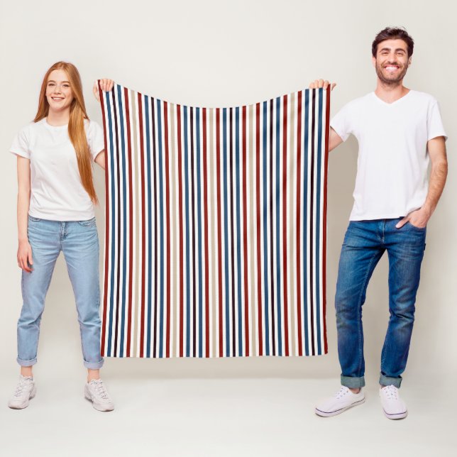  Modern Chic Randig  Fleecefilt (På plats)