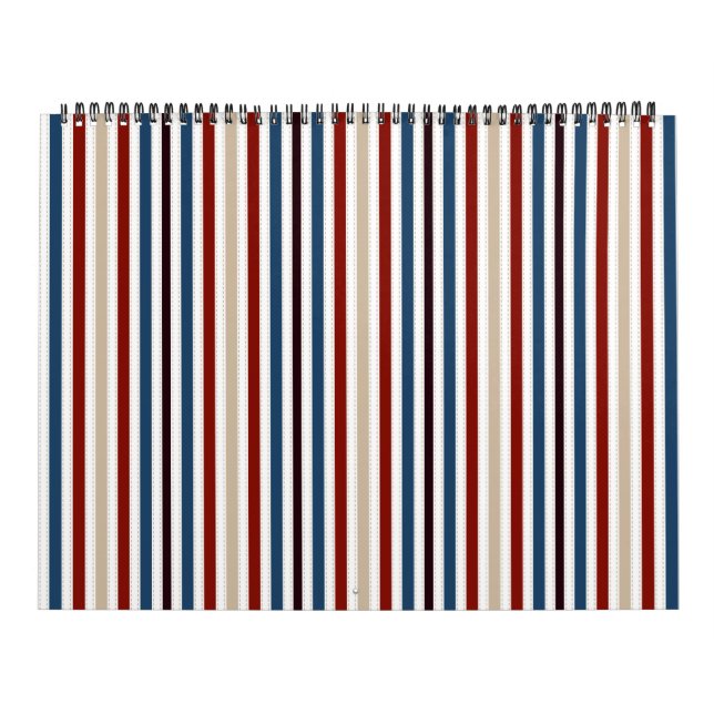 Modern Chic Randig Kalender (Omslag)