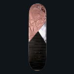 Modern Chic Ro Guld Black Marble Geometric Mini Skateboard Bräda 18,5 Cm<br><div class="desc">Denna moderna, chic- och elegant faux tryckt ro guld, svart satin rand och svart och vit marmor triangulär geometri är perfekt för contemporary och trendig individ. ***VIKTIG DESIGN-ANMÄRKNING: Om du vill ha en begäran från anpassad design, t.ex. matchande produktbegäranden, färg-ändringar, placeringsändringar eller någon annan ändringsbegäran, klickar du på knappen "CONTACT"...</div>