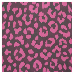 Modern chic rosa cheetah print mönster tyg