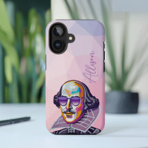 Modern Chic Rosa Geometric Shakespeare Trendig 