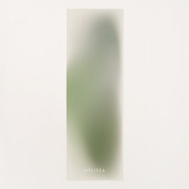 Modern Chic Sage Grönt Ombre Gradient Fitness