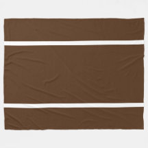 Modern Chic Slender White Rand på kakaobasen Brown