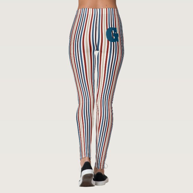 Modern Chic stripe Leggings (Baksida)