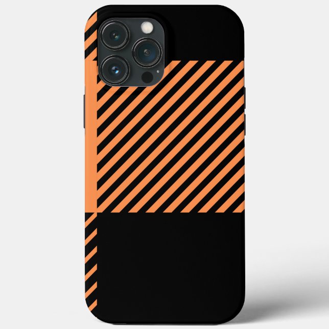 Modern Chic, stripe, Play iPhone 13 Pro max. (Baksida)