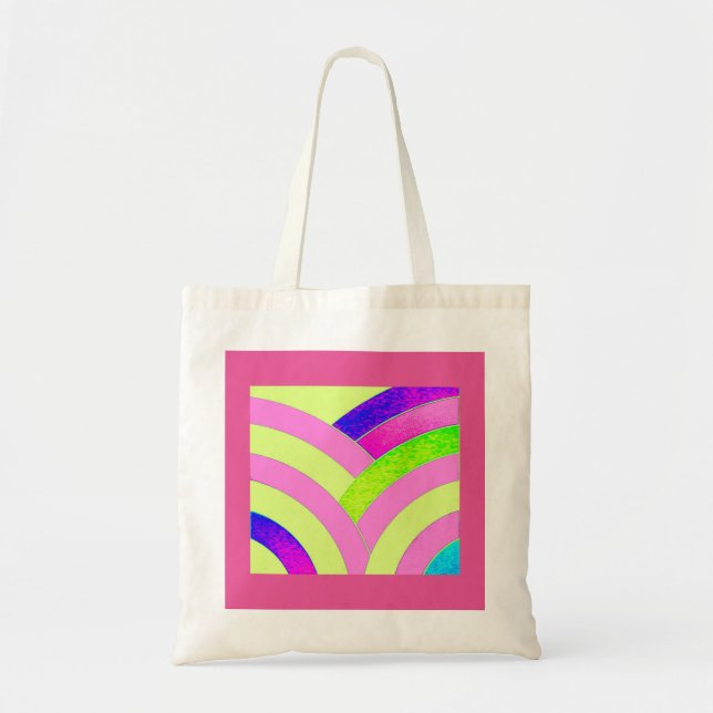 modern chic-styrd chevron tygkasse (Framsidan)