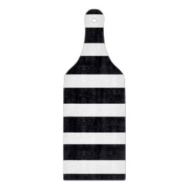 Modern Chic, svart och vit, rand Paddle-form