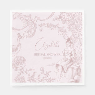 Modern Chic Toile de Jouy Picnic-Möhippa Pappersservett