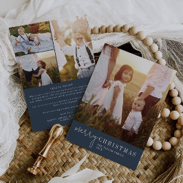 Modern Chic | Tonfiskens julfoto år under granskni Julkort
