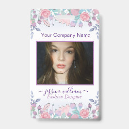 Modern Chic Watercolor Blue Hydrangeas Blommigt