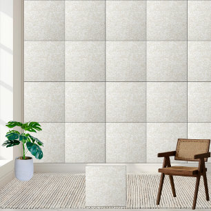 Modern Chic White och Guld Glitter Specklad Kakelplatta