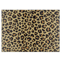 Modern Chic Wildlife Leopard Animal Print Mönster