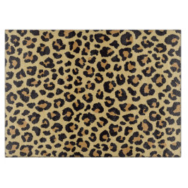 Modern Chic Wildlife Leopard Animal Print Mönster