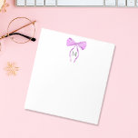 Modern Chick - vattenfärgsfält - Monogram Anteckningsblock<br><div class="desc">Anteckningsblocket Modern Chick - vattenfärgsfält,  monogram</div>