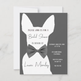 modern Chihuahua hund Inbjudningskort för möhippan