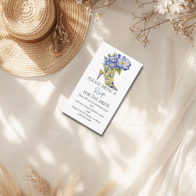 Modern Chinoiserie-recept för bruden Tilläggskort (Skapare uppladdad)