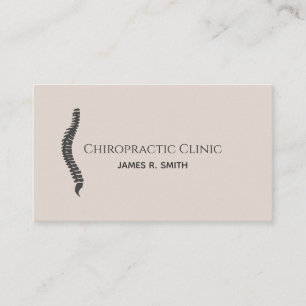 Modern Chiropraktic Chiropractor Clinic Health Visitkort