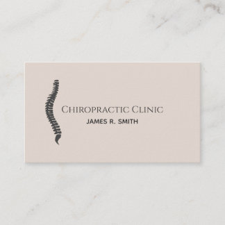 Modern Chiropraktic Chiropractor Clinic Health Visitkort