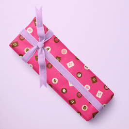 Modern Chocolate Bonbons- Wrapping Papper Trio