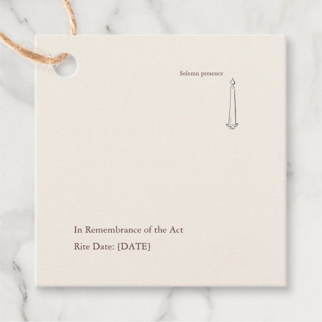 Modern Christian Baptism God Parent Gåvor Etiketter (Framsida)