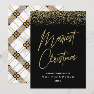 Modern Christmas Card Inbjudningar