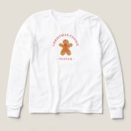 Modern Christmas Cookie Tester Kids T Shirt