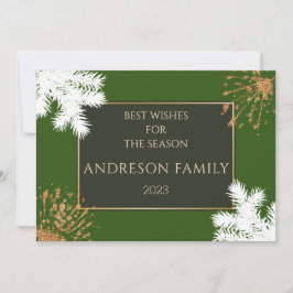Modern CHRISTMAS festive DOWNLOAD Snowy Inbjudningar