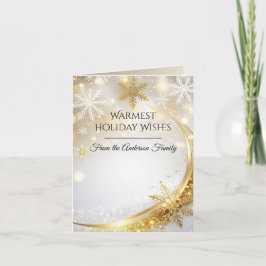 Modern Christmas & New Year Card Elegant Helgkort