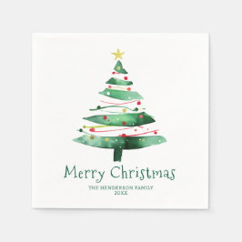 MODERN CHRISTMAS TREE PAPPERSSERVETT