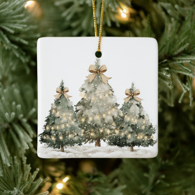 Modern Christmas Trees Ornament (Träd)