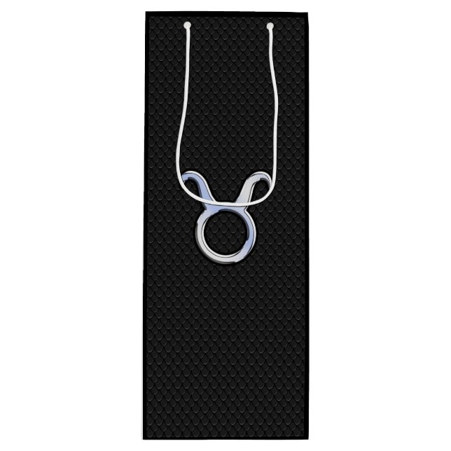 Modern Chrome like Taurus Zodiac-tecken (Framsidan)